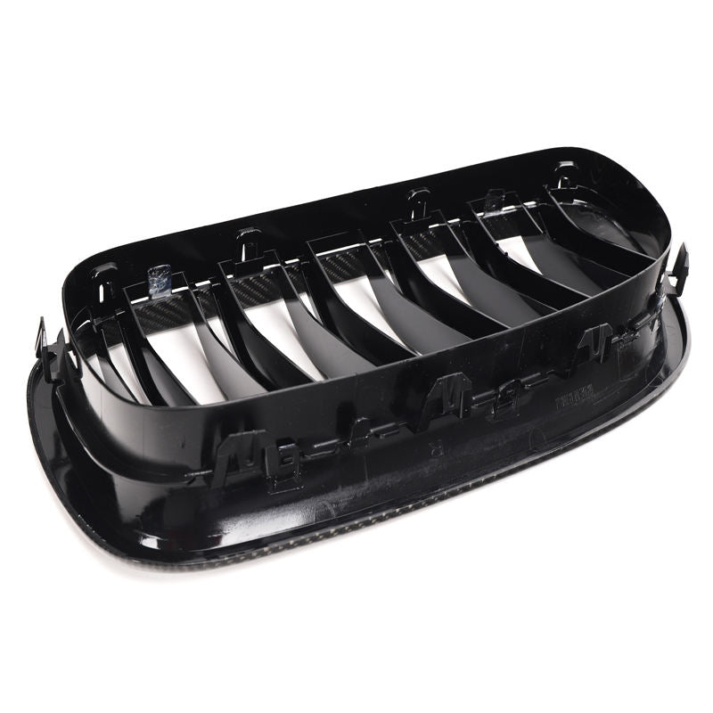 BMW 5 Serie / M5 F10/F11 Carbon Dubbele Lamellen Nieren Grill (2010-2017)