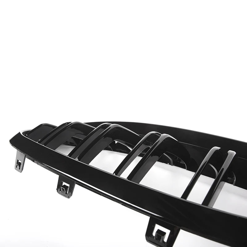 BMW Série 8 G14 G15 G16 <tc>Noir brillant</tc> Grille à double lamelle (2018-2022)