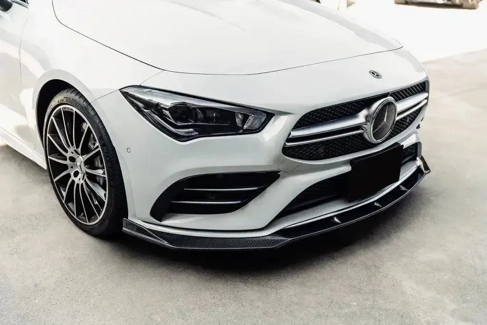 Mercedes CLA W118 FD Stijl Carbon Fibre Voorlip Splitter (2019-2023)