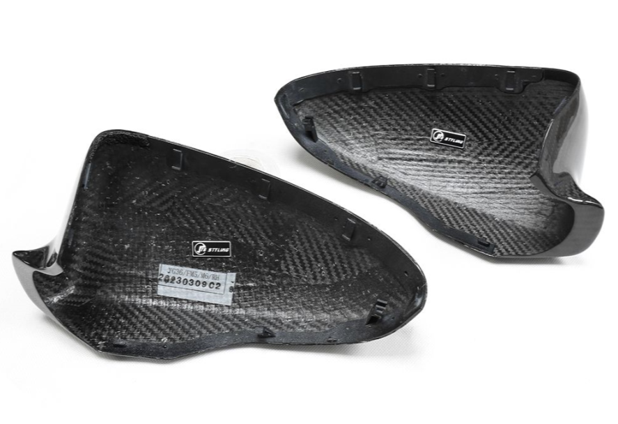 BMW M5/M6 F10/F11/F06/F12/F13 Pre-Preg Carbon Spiegelkappen van OPTIC (2011-2016)