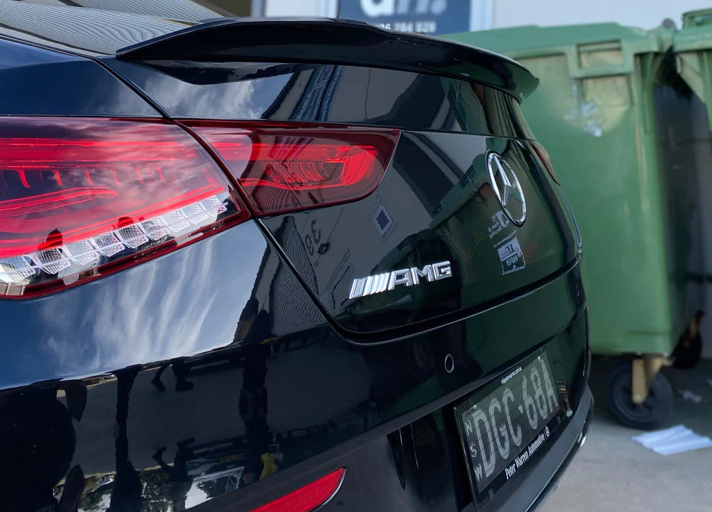 Mercedes CLA W118 Hoogglans Zwart P Style Achterspoiler (2019+)