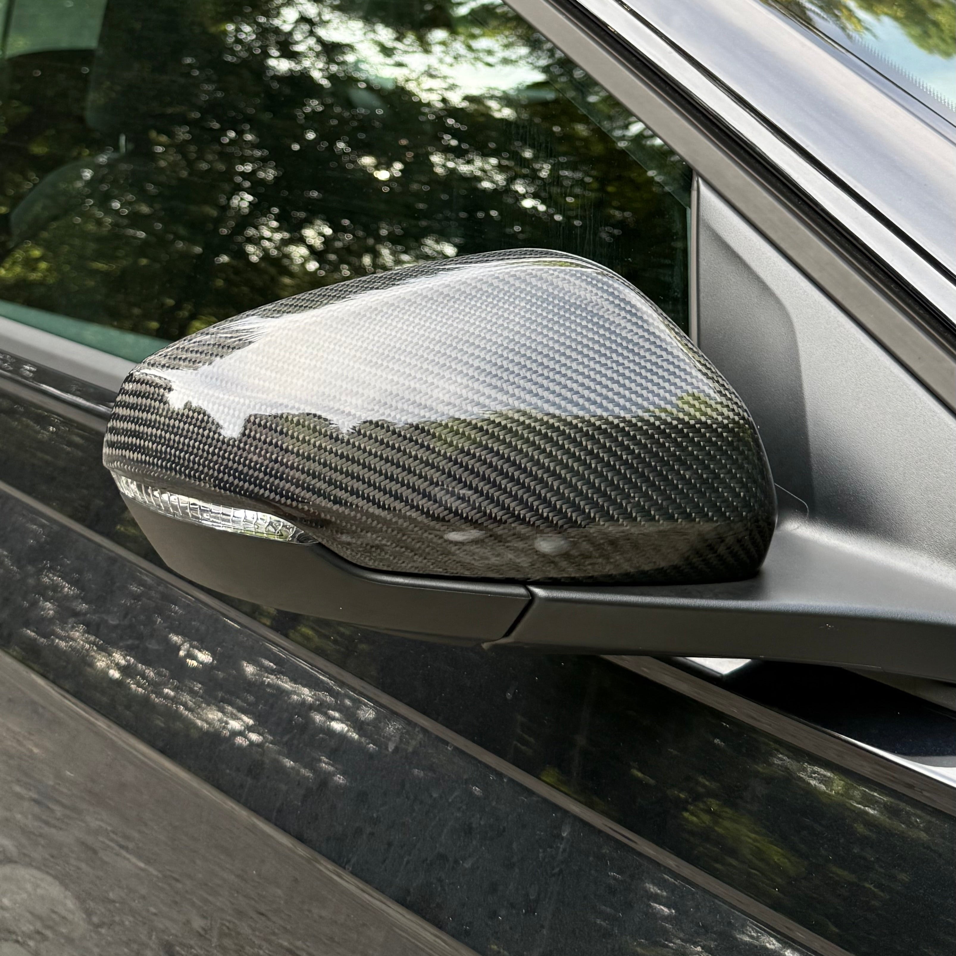 VW Polo MK6 Carbone Coques de rétroviseur (2018+)