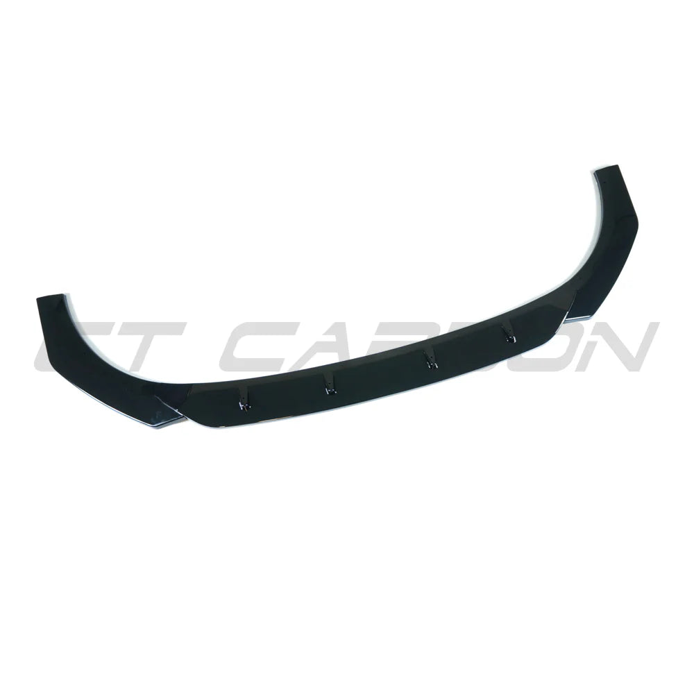 VW GOLF MK8 GTI/GTD GLANZEND ZWART SPLITTER - BLAK BY CT CARBON