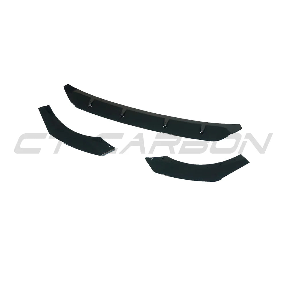 VW GOLF MK8 GTI/GTD GLANZEND ZWART SPLITTER - BLAK BY CT CARBON