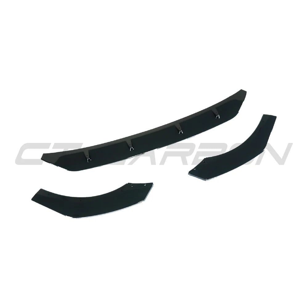 VW GOLF MK8 GTI/GTD GLANZEND ZWART SPLITTER - BLAK BY CT CARBON