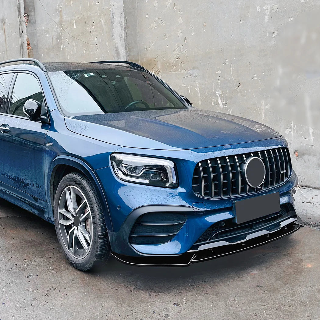 Mercedes GLA X247 Hoogglans Zwart Voorlip Splitter V2 (2020-2023)