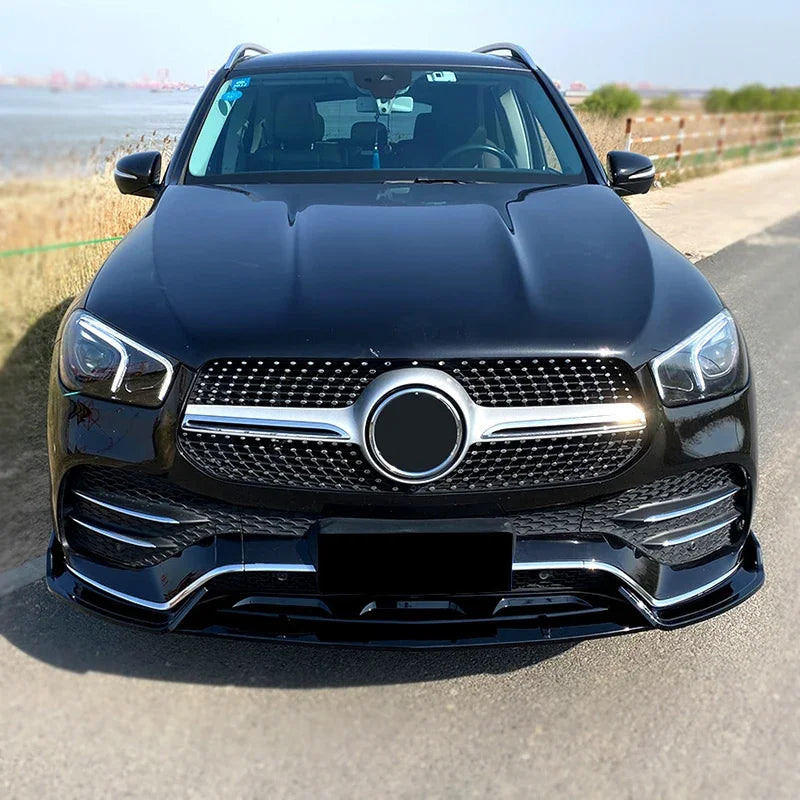 Mercedes GLE W167/C167 Coupé Hoogglans Zwart Voorlip Splitter (2019-2023)