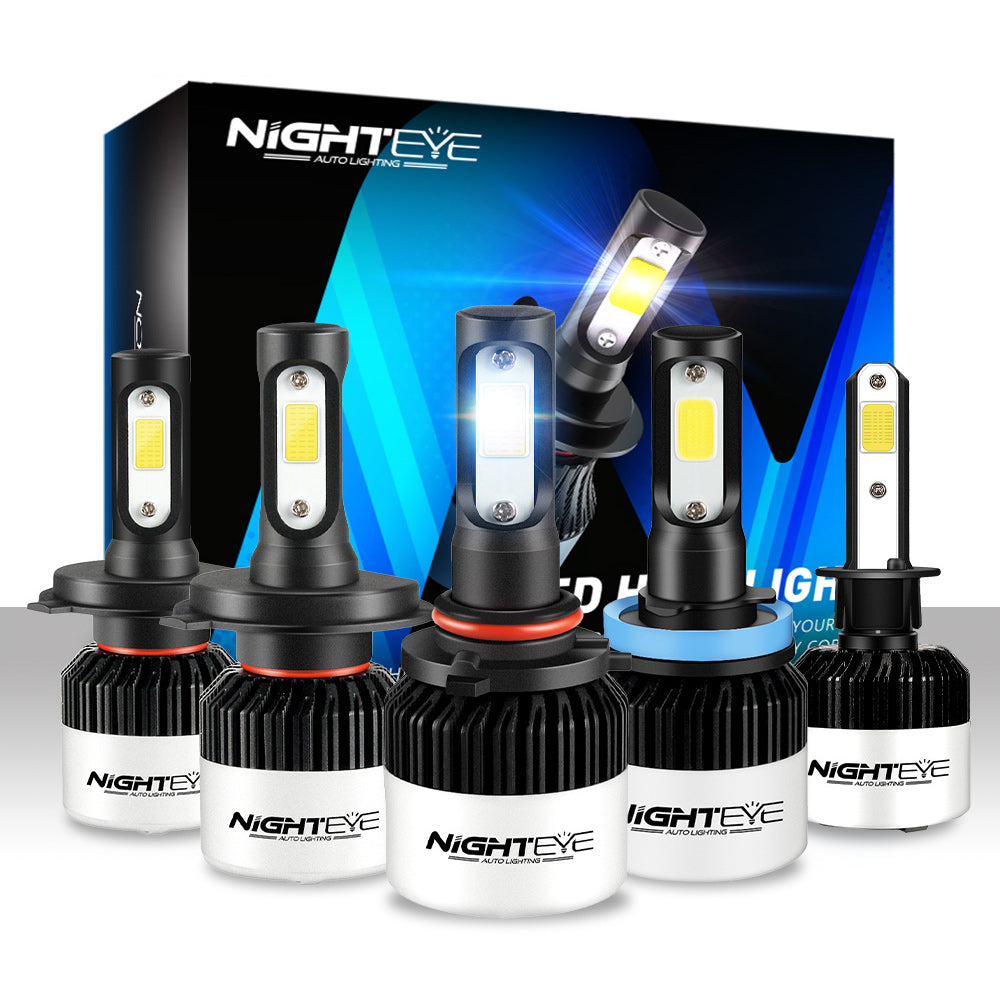 NIGHT EYE 6500K 72W LED heldere koplamplampen (H7/H4/H8/H9/H11/HB3 9005/HB4 9006)