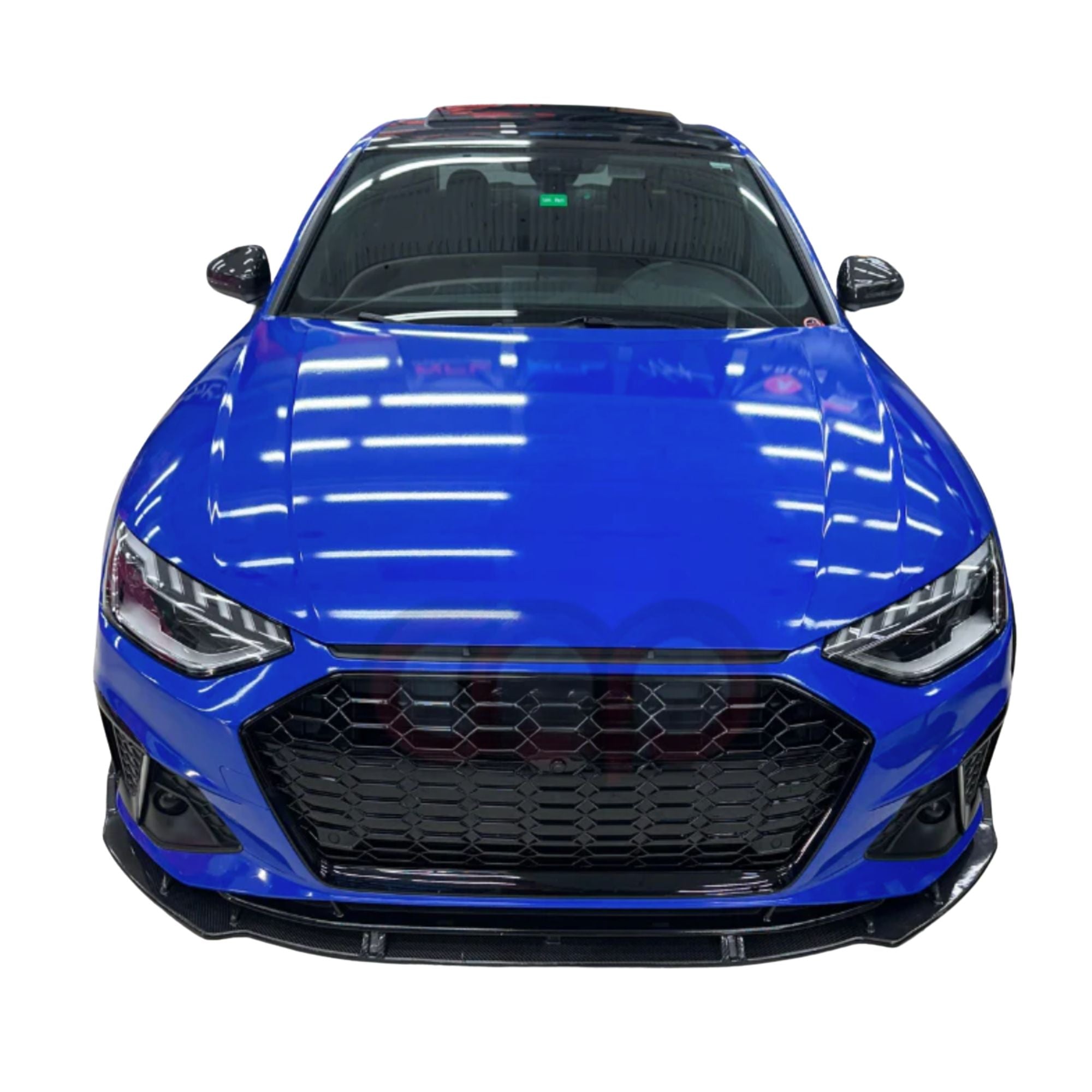 Audi A4/S4 B9.5 RS4 Style Gloss Black Honeycomb Grill (2020-2024)