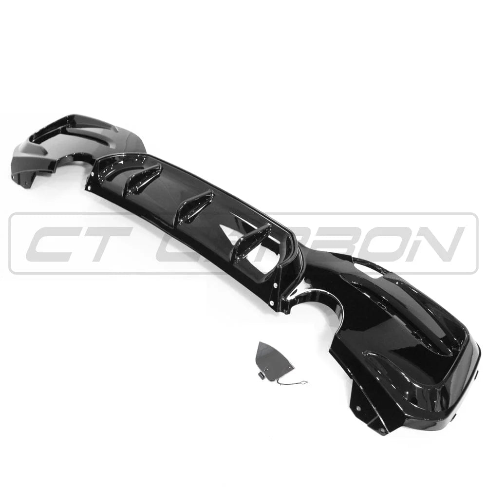 BMW F20/F21 1 SERIE LCI GLANZEND ZWART DIFFUSER - CT CARBON