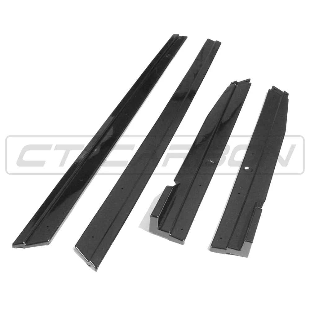 VW GOLF R/GTD/GTI MK7/7.5 2014-2020 GLANZENDE ZIJKANTEN - CT CARBON