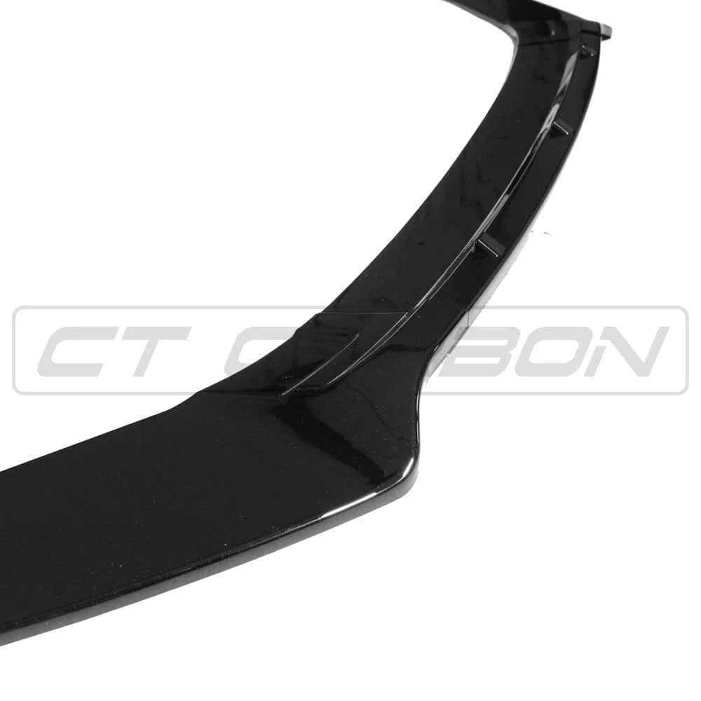 VW GOLF R/GTD/GTI MK7/7.5 2014-2020 GLANZEND ZWART SPLITTER - VAN CT CARBON