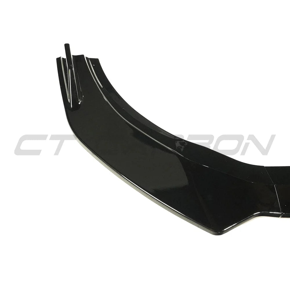 VW GOLF MK8 R GLANZEND ZWART SPLITTER - BLAK BY CT CARBON