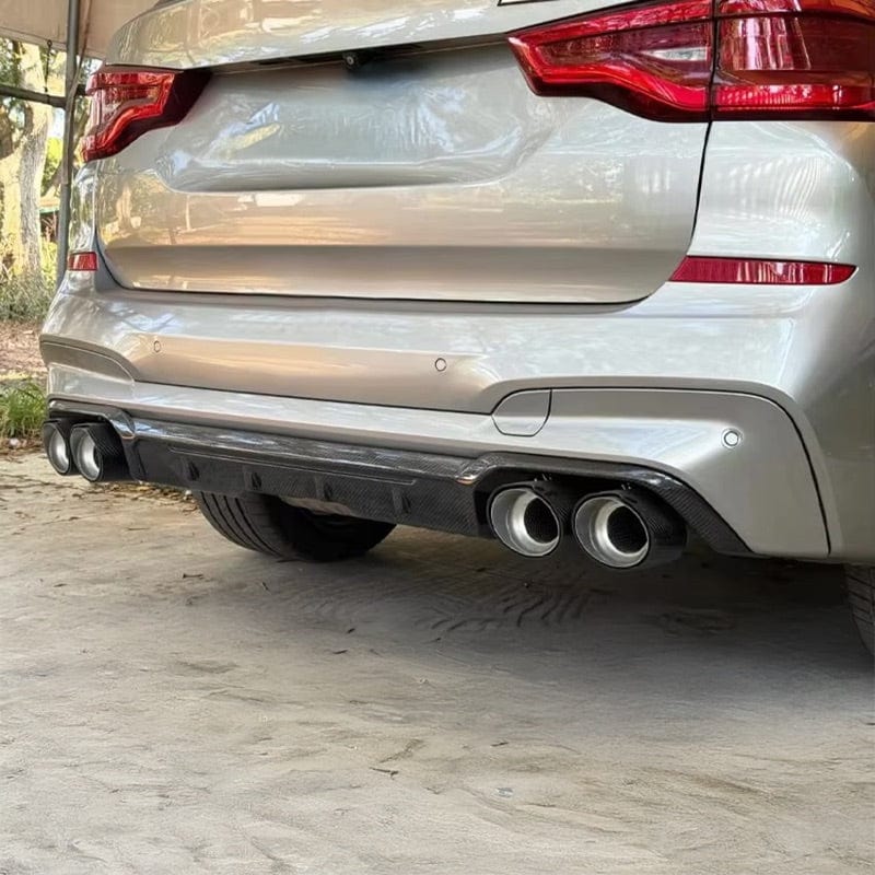 BMW X3M F97 | X4M F98 Schuine Carbon Uitlaat Sierstukken