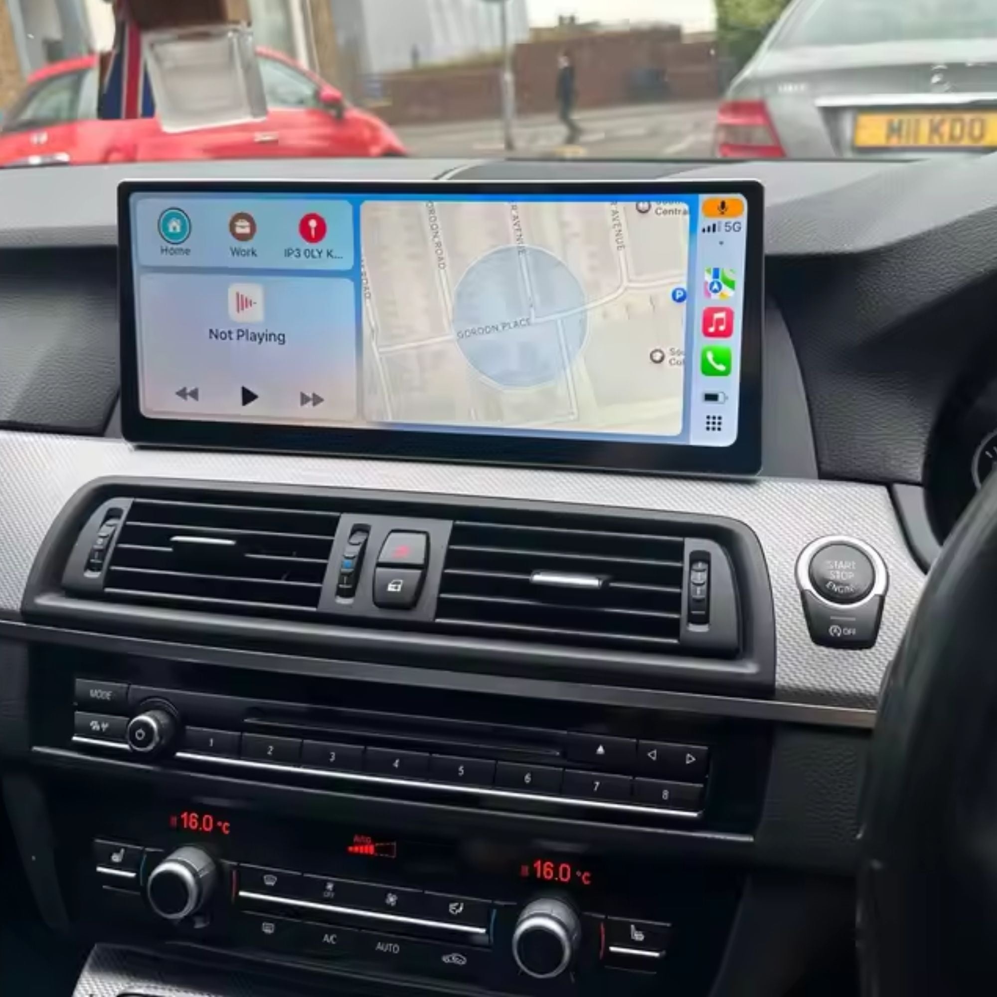 BMW 5 Serie & M5 F10/F11 | 12.3" Apple CarPlay/Android Auto Touchscreen Display | (2010-2017)