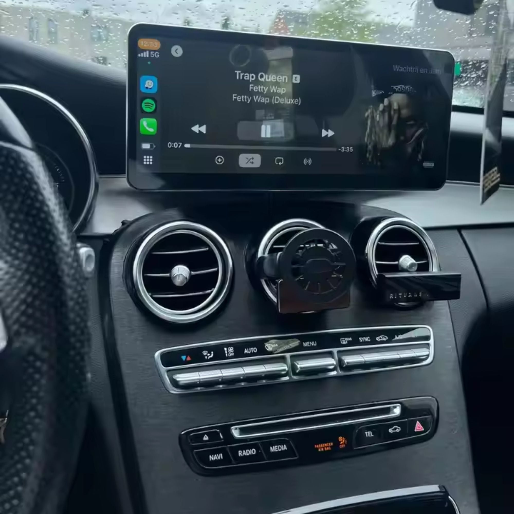 Mercedes C/GLC Klasse | W205/X253 | 12.3" Apple CarPlay/Android Auto Touchscreen Display | (2014-2019)