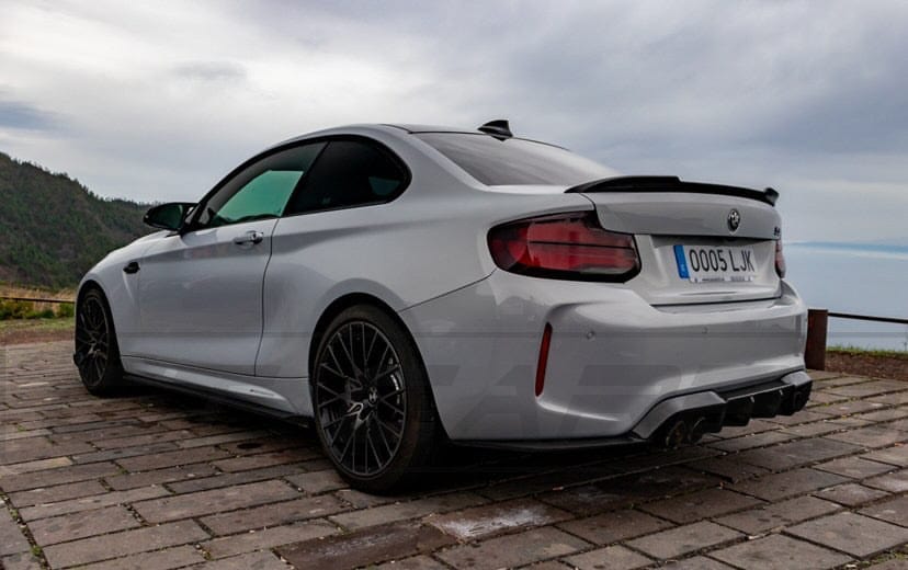 BMW M2 / M2C F87 CARBON FIBRE DIFFUSER - V STYLE