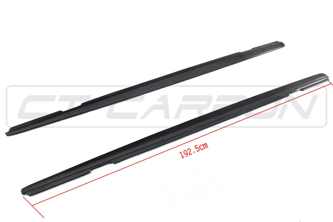 BMW 1 &amp; 2 SERIE F20/F22/F23 CARBON FIBER ZIJKANTEN - MP STIJL CT CARBON