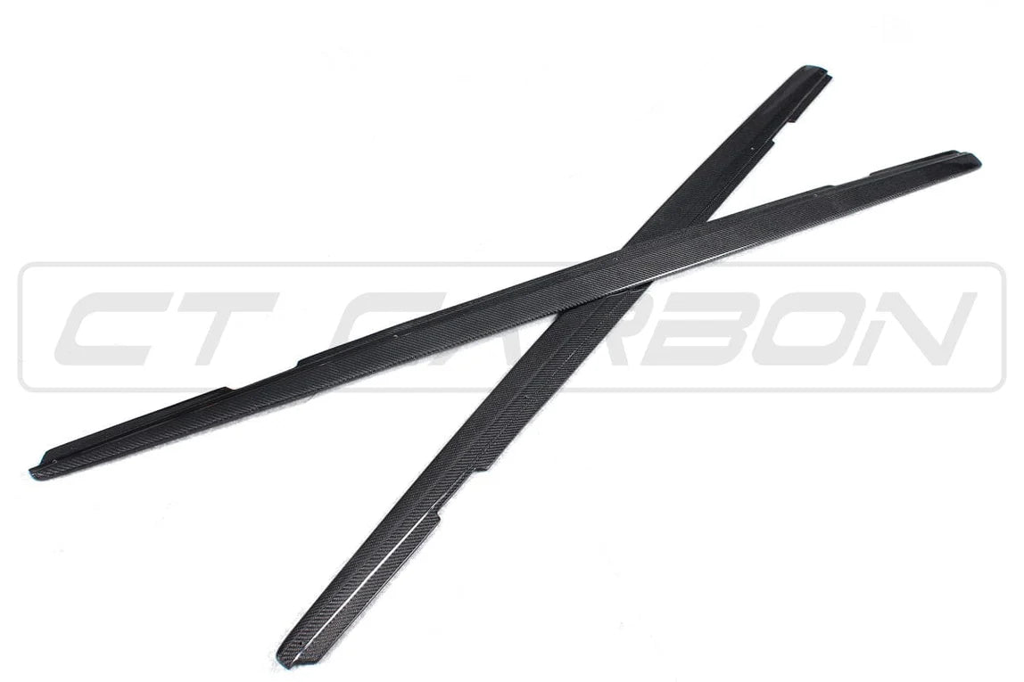 BMW 1 &amp; 2 SERIE F20/F22/F23 CARBON FIBER ZIJKANTEN - MP STIJL CT CARBON