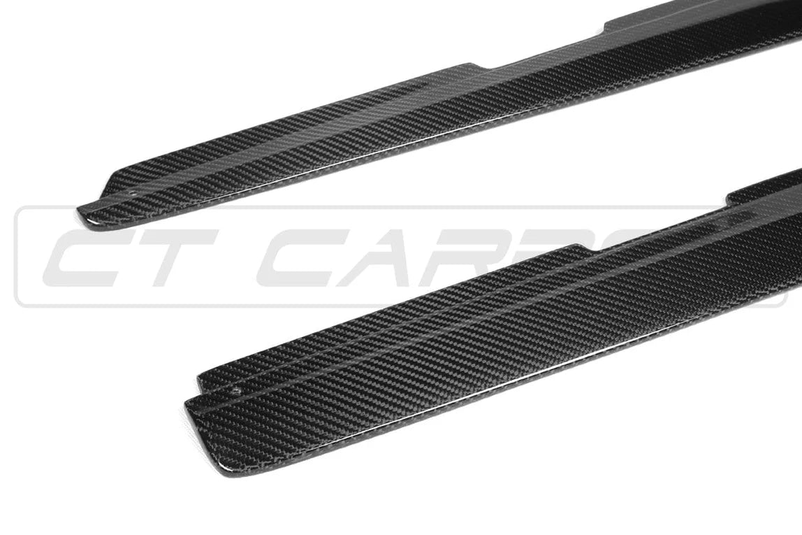 BMW 1 &amp; 2 SERIE F20/F22/F23 CARBON FIBER ZIJKANTEN - MP STIJL CT CARBON