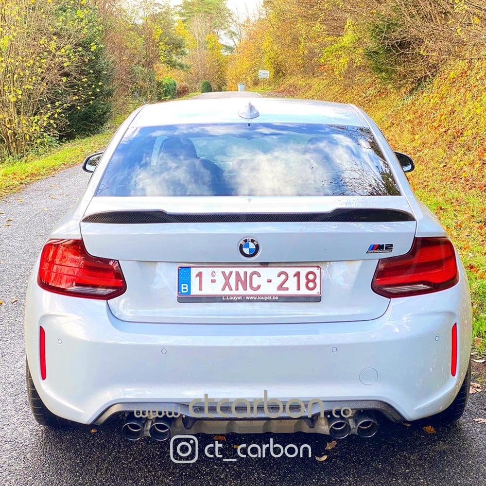 BMW M2 / M2C F87 & F22 2 SERIES CARBON FIBRE SPOILER - CS STYLE