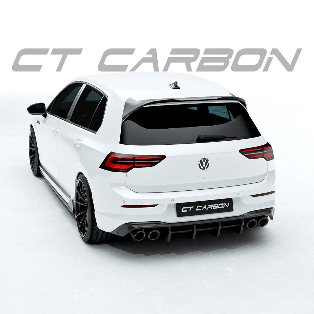 VW GOLF MK8 R CARBON FIBRE DIFFUSER - CT DESIGN