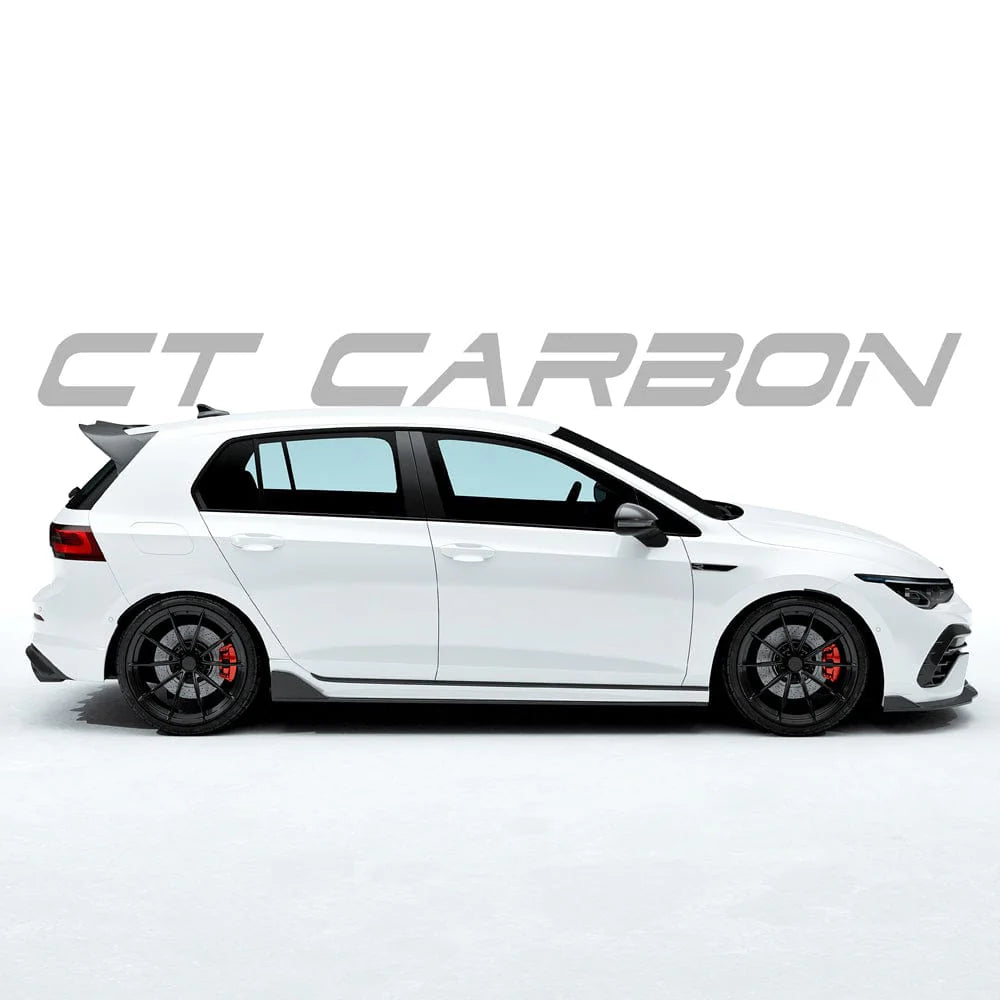 VW GOLF MK8 R CARBON FIBRE ZIJKANTEN - CT DESIGN