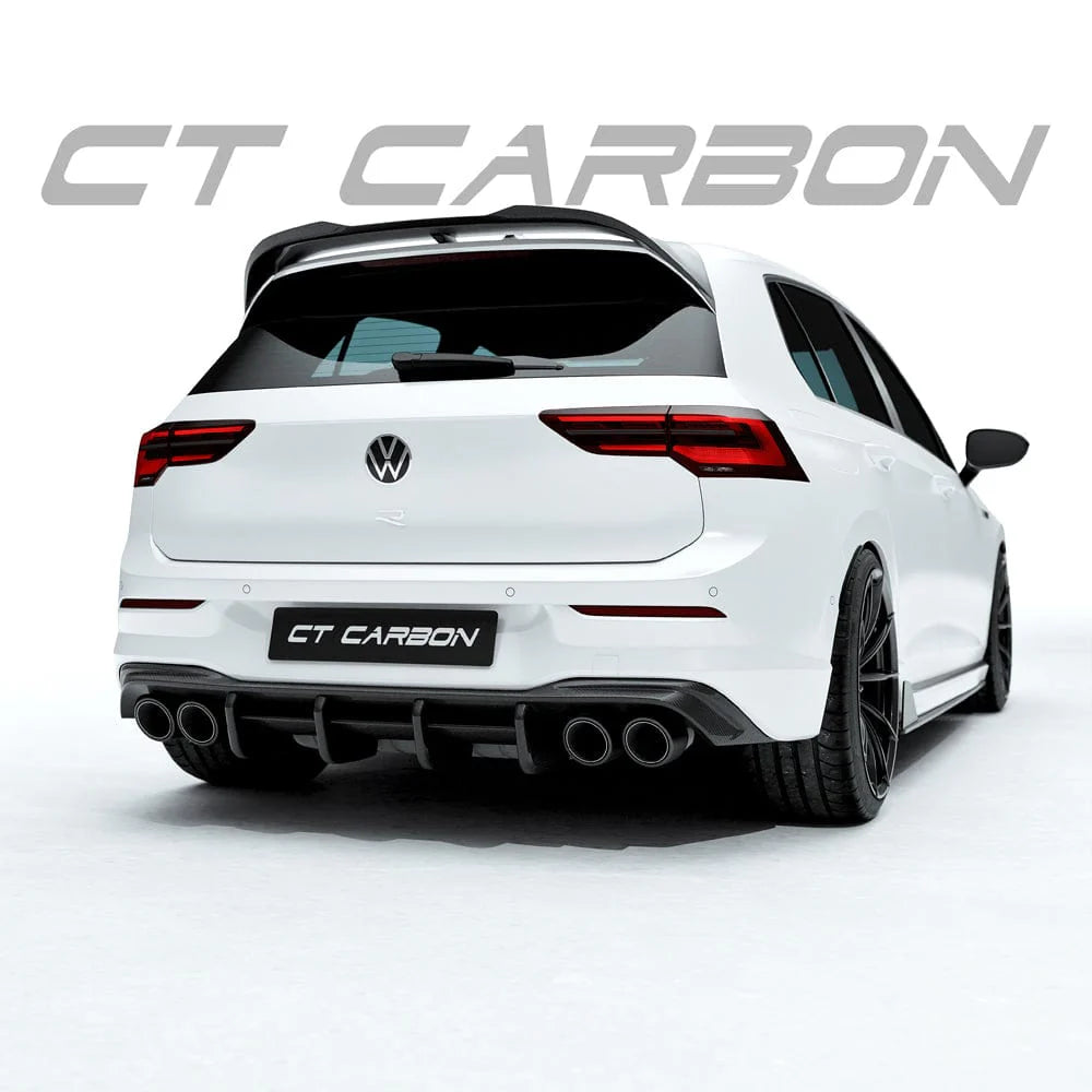 VW GOLF MK8 R CARBON FIBRE ZIJKANTEN - CT DESIGN