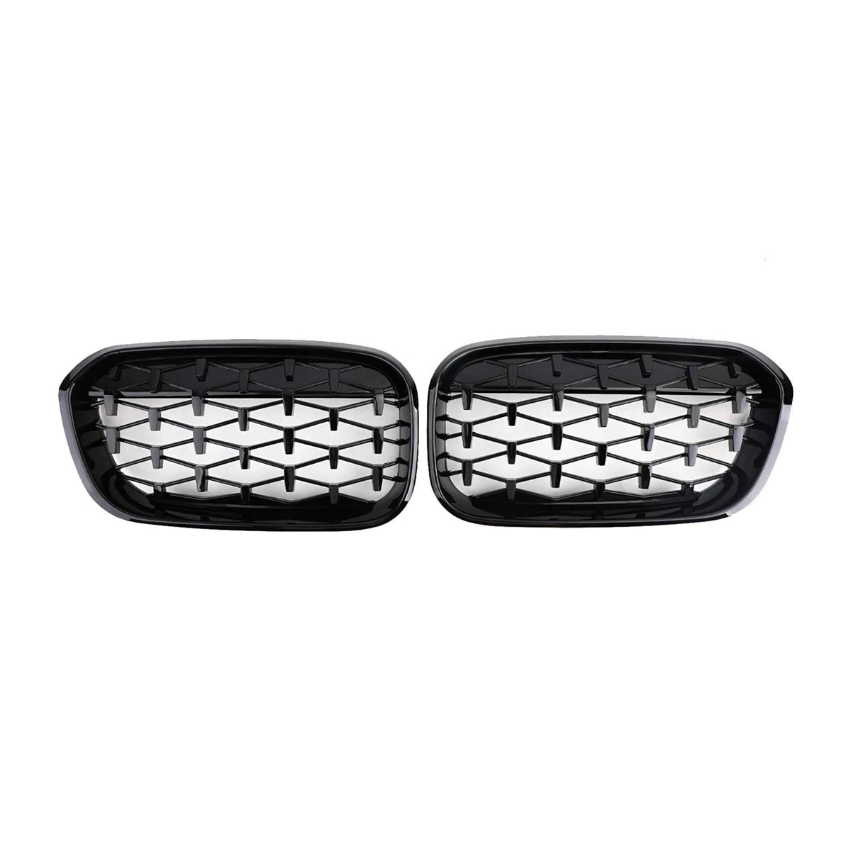 BMW 1 Series F20/F21 LCI Gloss Black Diamond Grill (2015-2019)