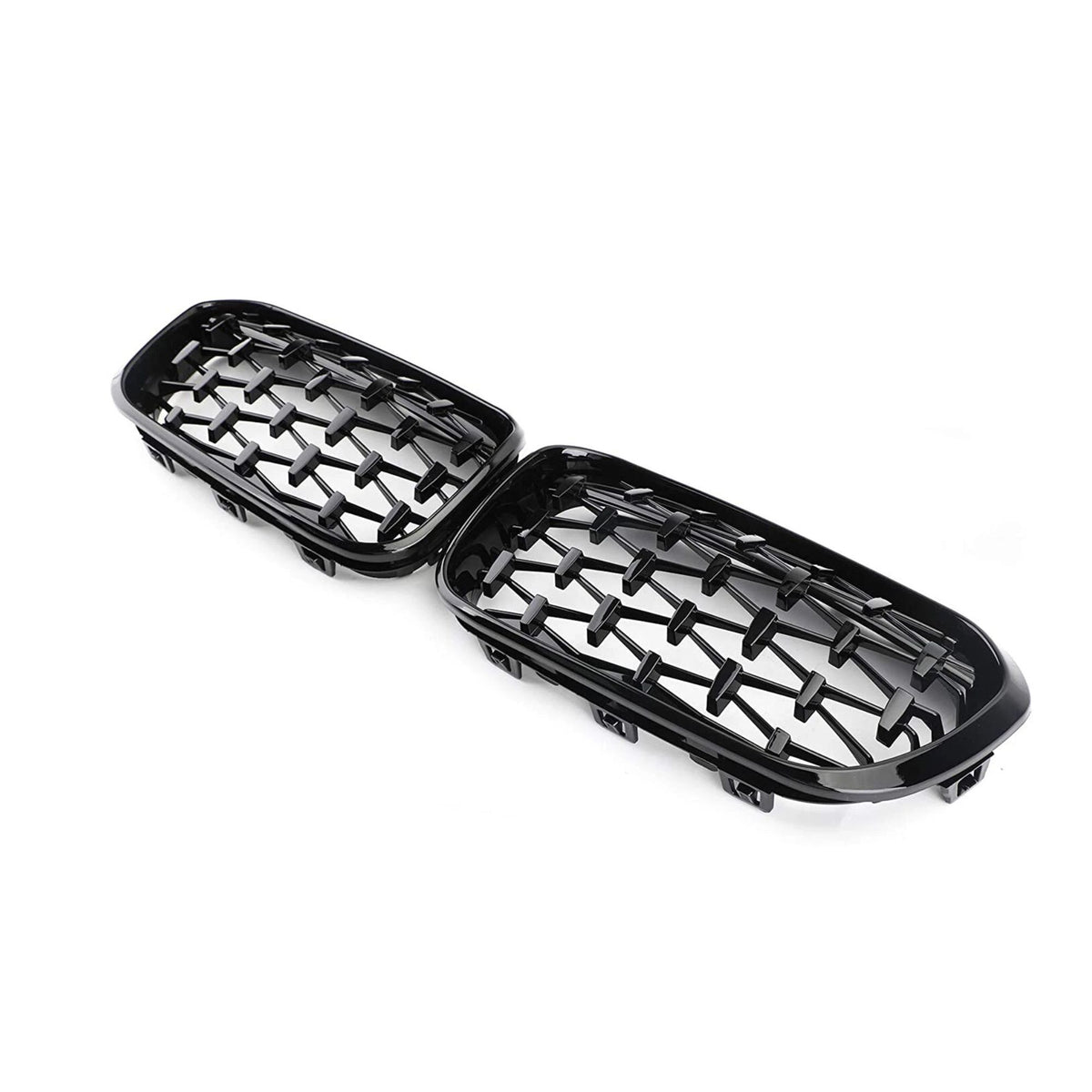 BMW 1 Series F20/F21 LCI Gloss Black Diamond Grill (2015-2019)