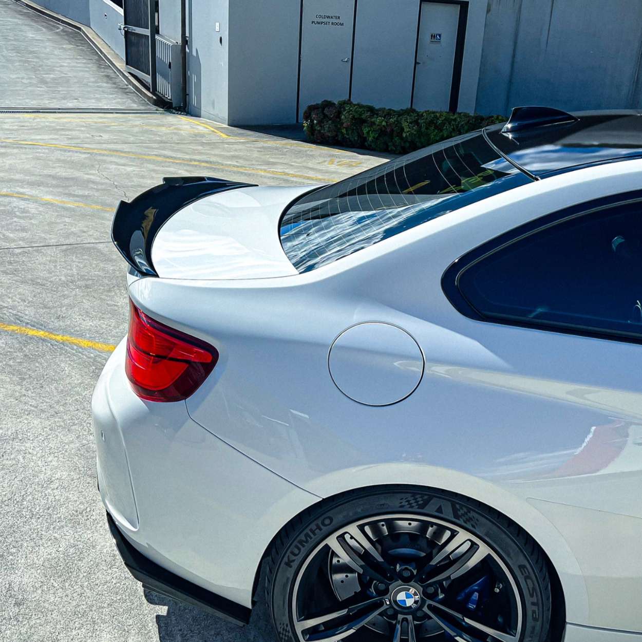 BMW 2 Reeks F22 / M2 F87 Hoogglans zwart Ducktail PSM Style Achterspoiler (2014-2021)