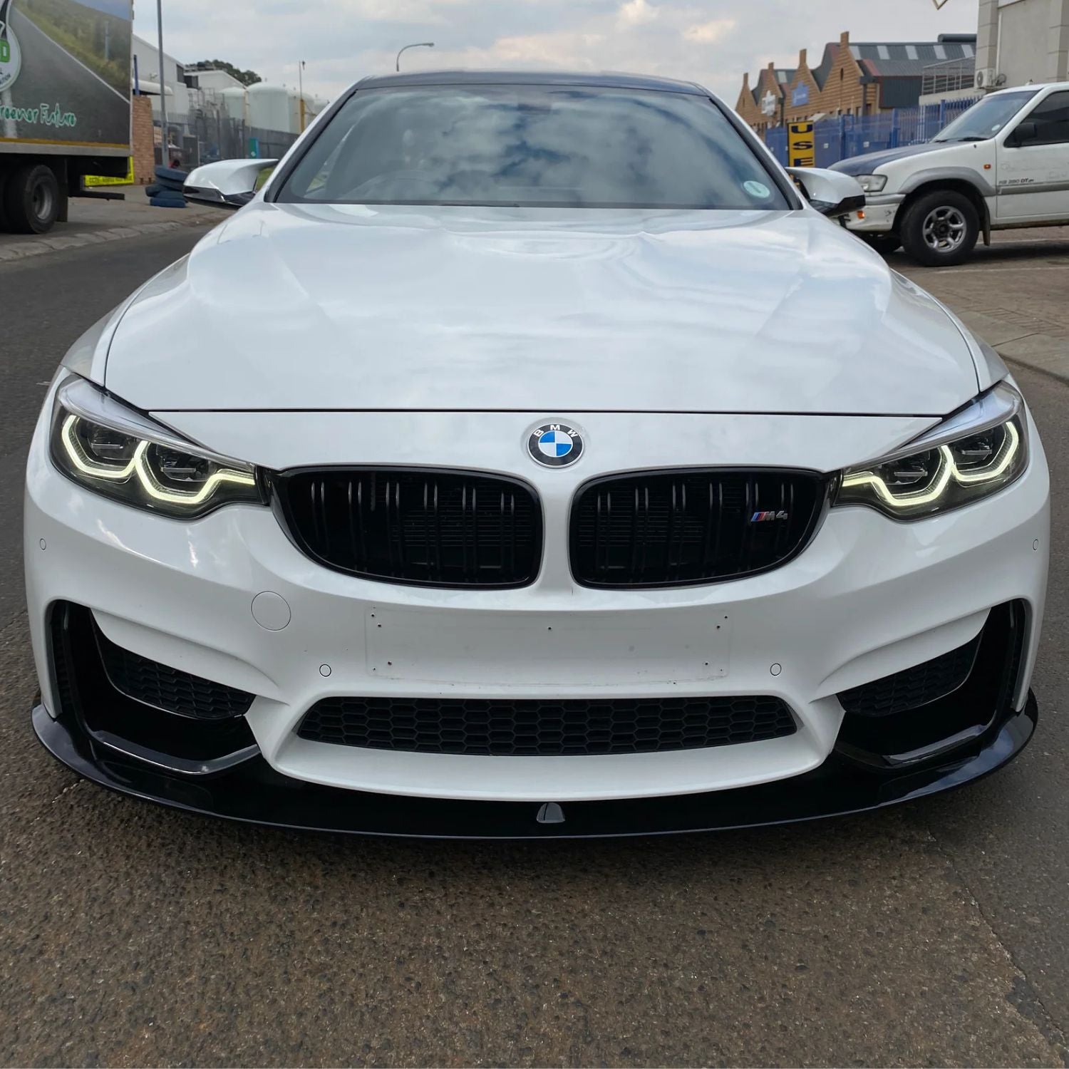 BMW M3 F80/M4 F82 F83 Hoogglans zwart MP Style Frontlip (2014-2019)