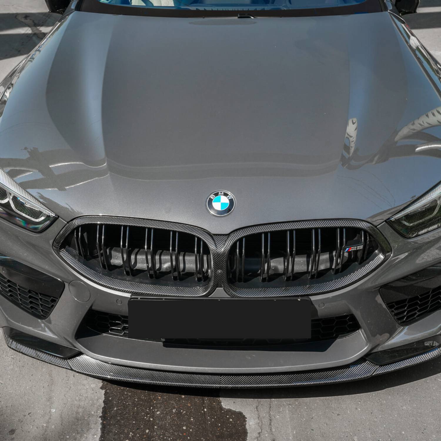 BMW 8 Reeks G14 G15 G16 / M8 F91 F92 F93 Pre-preg carbon Dubbele lamellengrille (2018-2023)