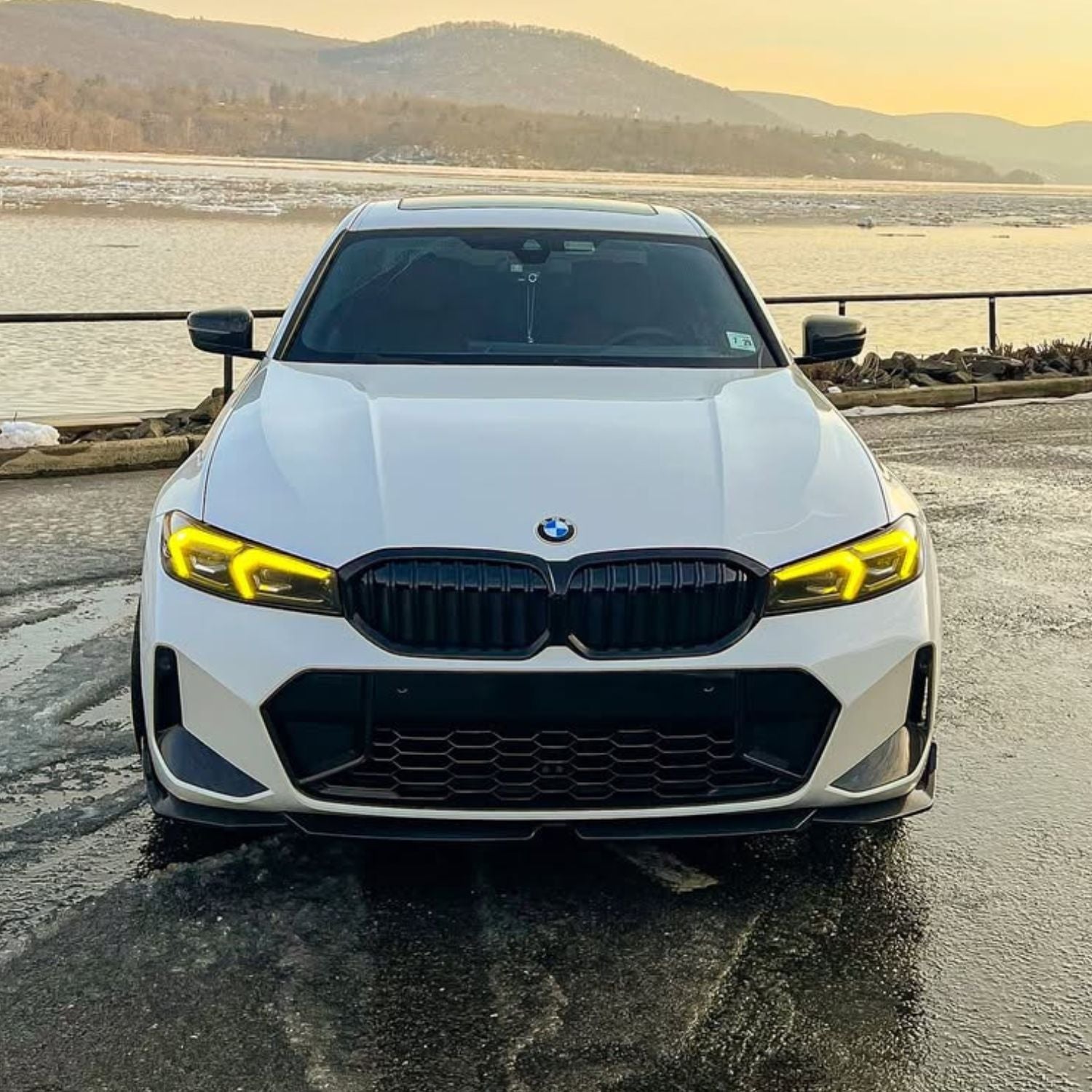 Ensemble de modules LED DRL jaunes style CSL pour BMW Série 3 G20/G21