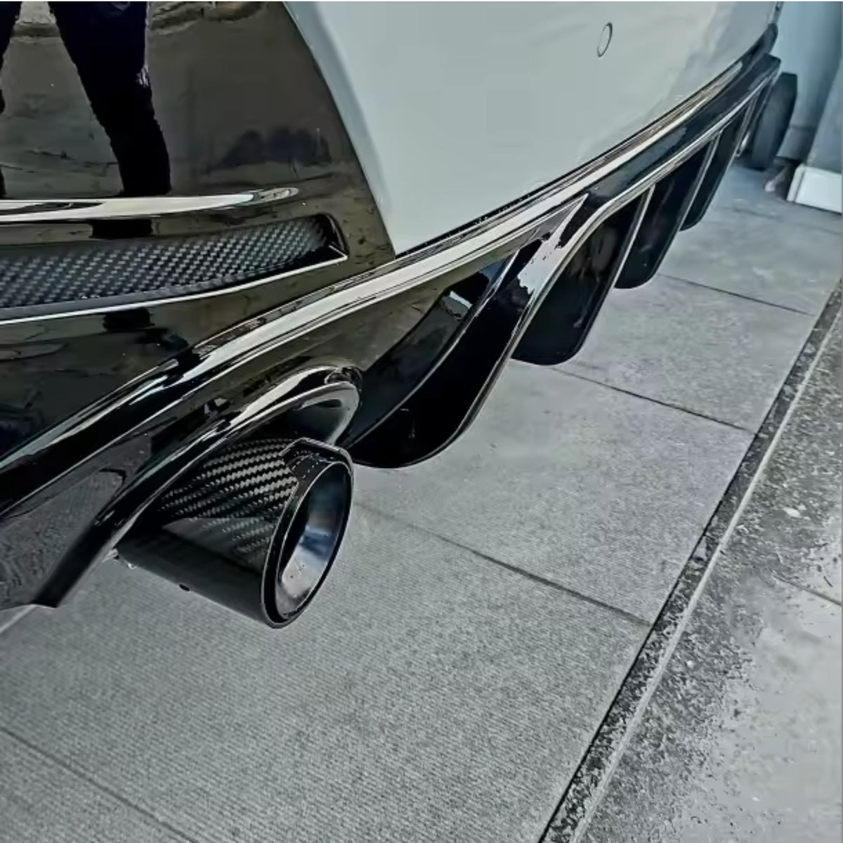 BMW 4 Serie G22/G23/G26 | 420D/430i/420i Rechte Carbon Uitlaat Sierstukken