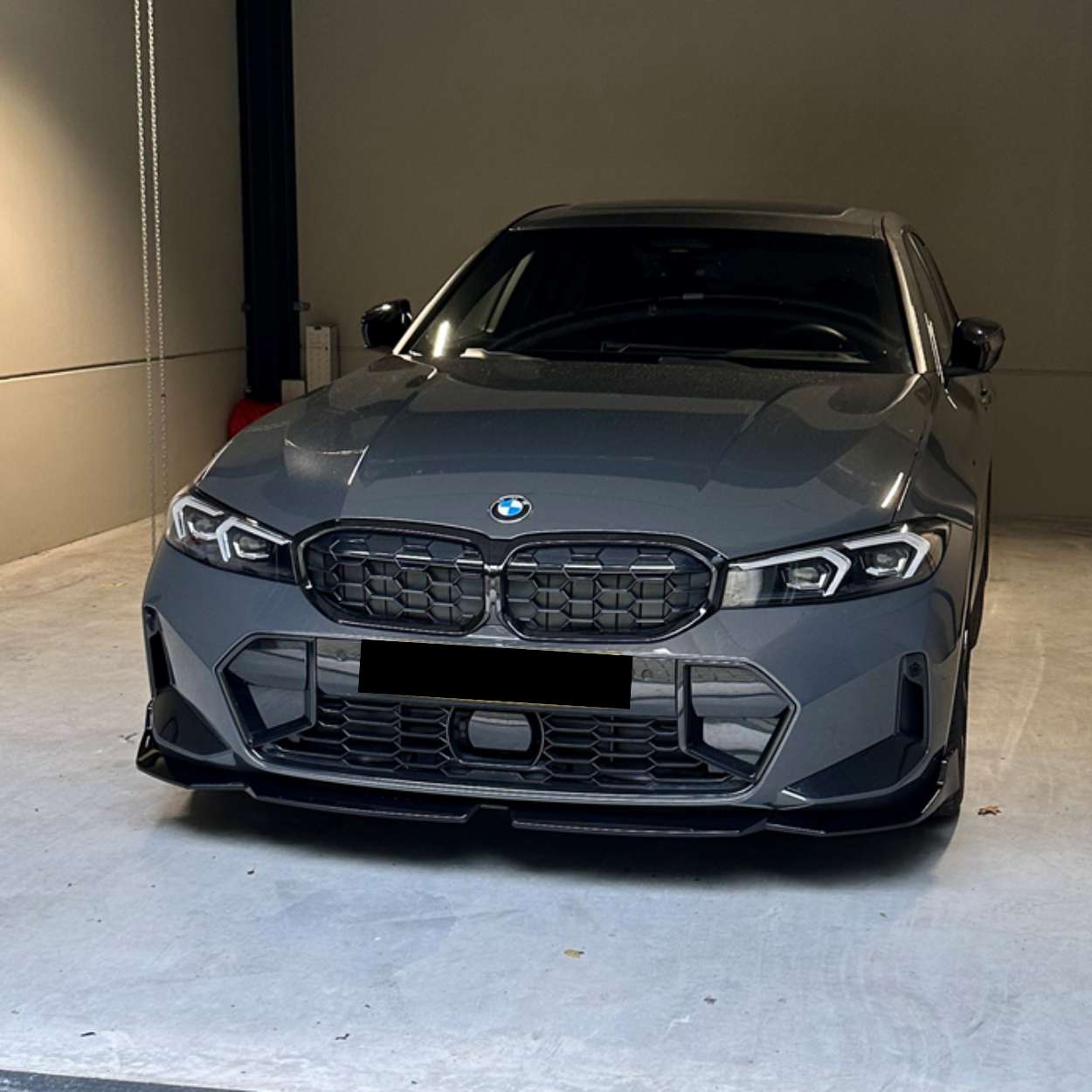 BMW Série 3 G20/G21 LCI M-Sport MP Style Noir brillant Lame avant (2022+)