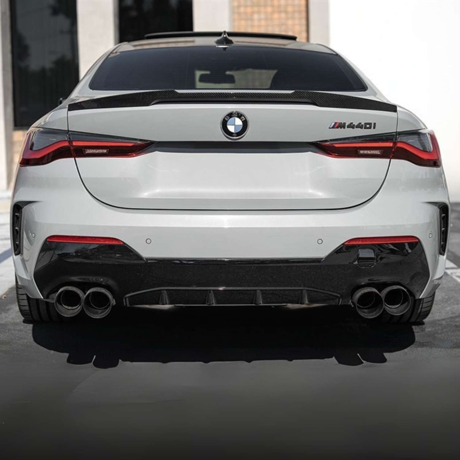 BMW 4 Reeks G22 / M4 G82 Pre-preg carbon Competition Style Achterspoiler van OPTIC (2020+)
