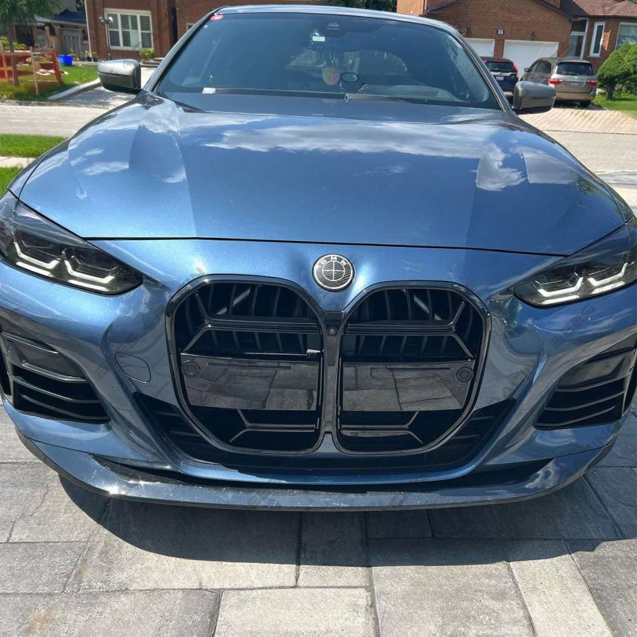 BMW 4 Serie G22 G23 Hoogglans zwart Csl-stijl Nieren Grill (2020+)