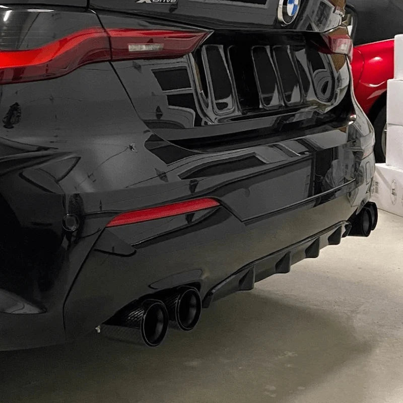 BMW 2/3/4 Serie | G42/G20/G22 | M240i/M340i/M440i Carbon Quad Uitlaat Sierstukken