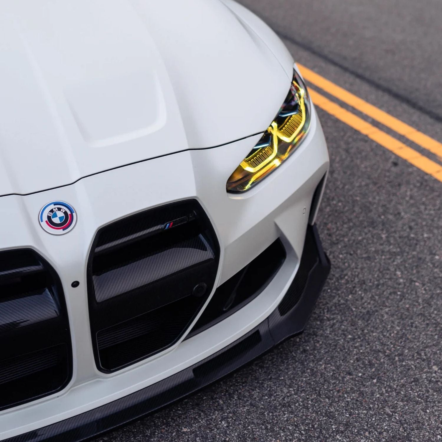 Ensemble de modules LED DRL jaunes style CSL pour BMW M3 G80/G81 & M4 G82/G83