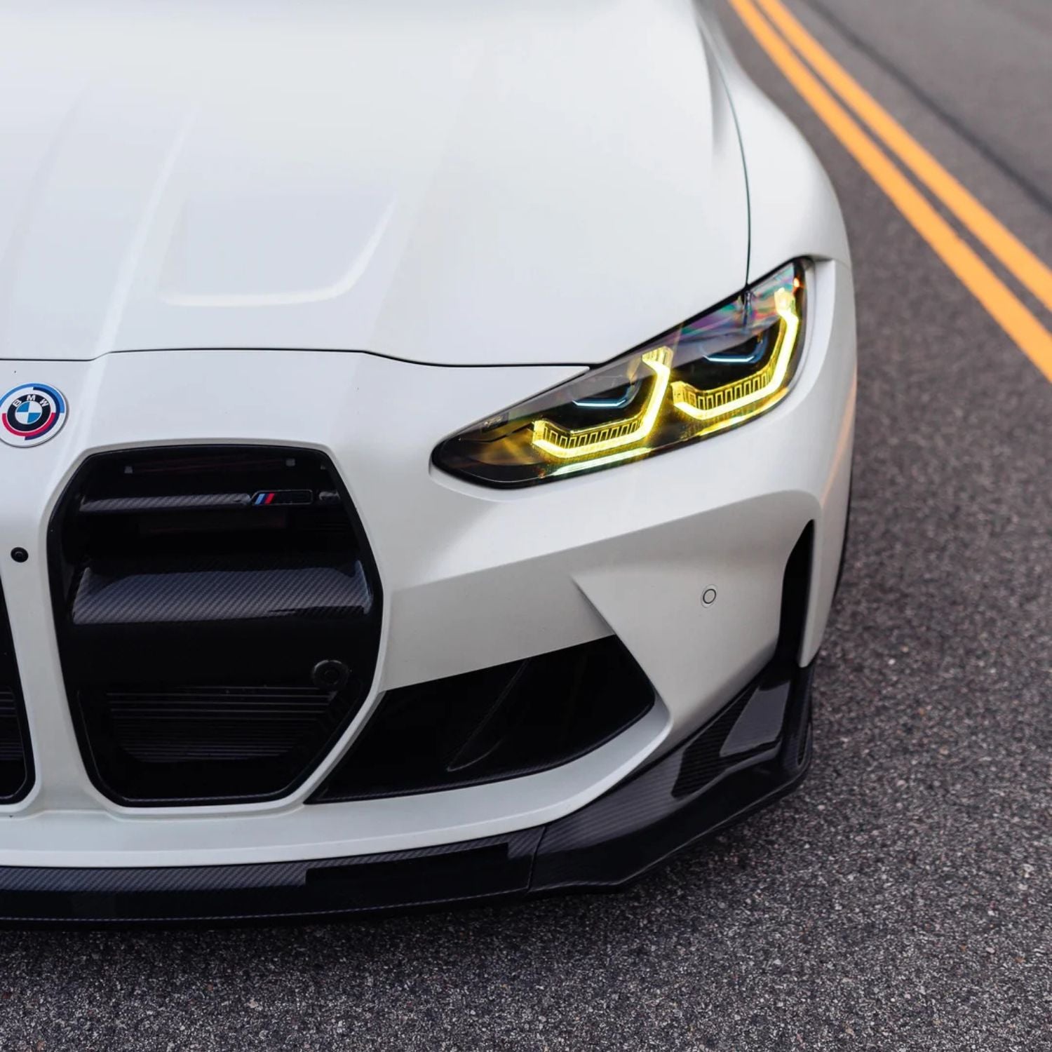 Ensemble de modules LED DRL jaunes style CSL pour BMW M3 G80/G81 & M4 G82/G83