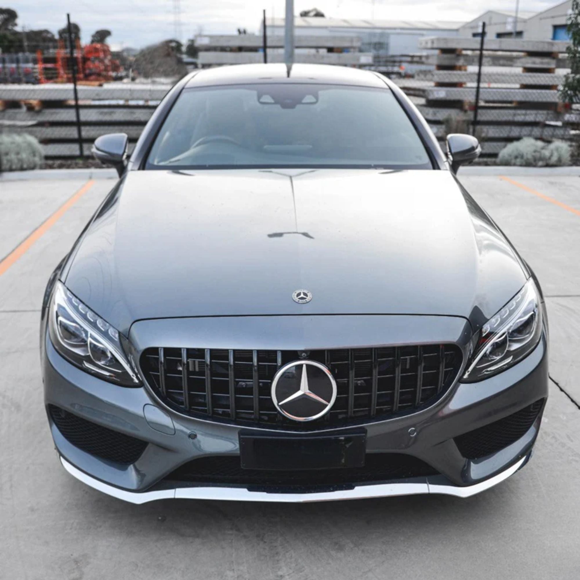 Mercedes Classe C C63 W205/C205 Calandre Panamericana GT Style Noir Brillant (2019-2021)