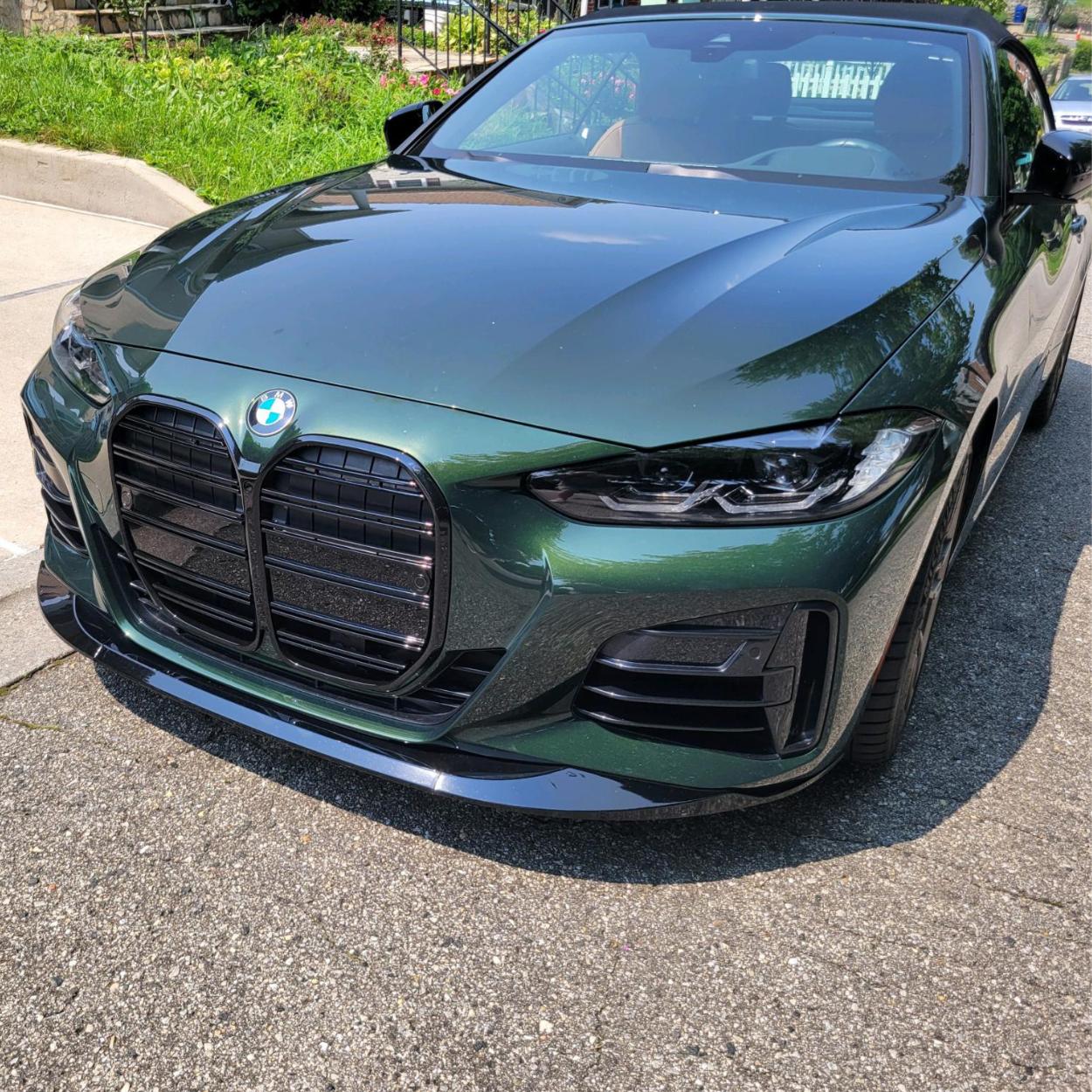 BMW Série 4 G22 M Sport Noir brillant MP Style Lame avant (2020+)