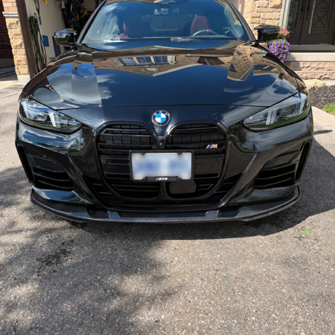 BMW 4 Series G22 G23 M Sport Carbon Fibre 3D Style Front Lip Splitter (2020+)