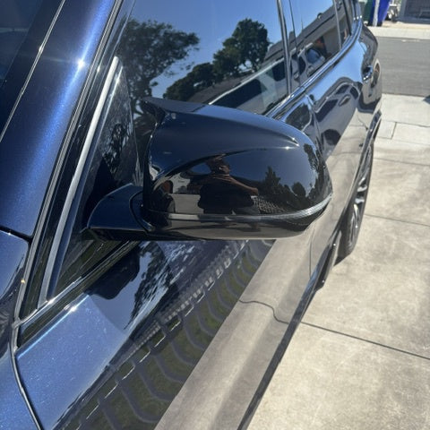BMW X3 X4 X5 X6 G01/G02/G05/G06 M Stijl Hoogglans zwart Spiegelkappen (2018+)
