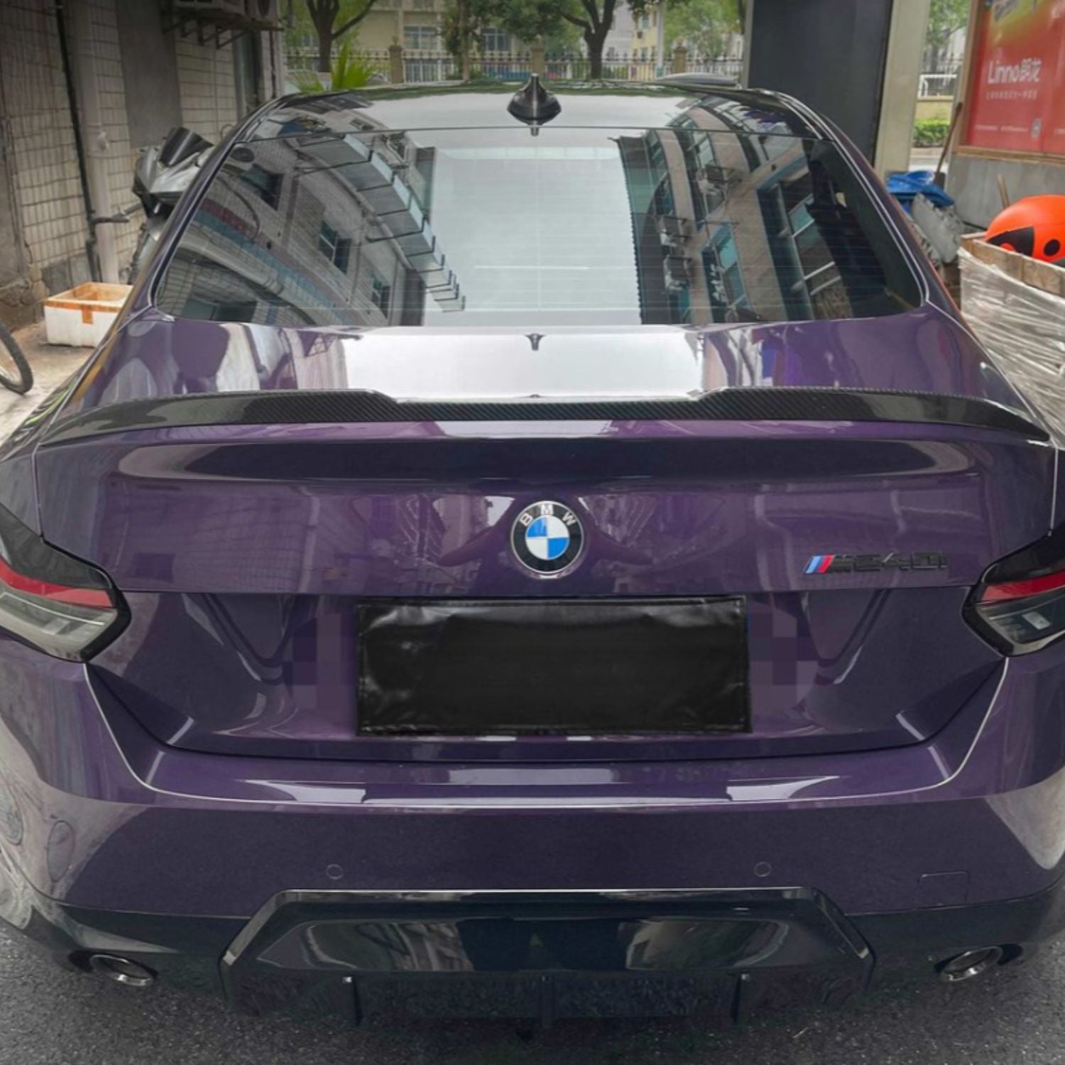 BMW Série 2 G42 & M2 G87 Carbone Pré-imprégné Style Vs Becquet arrière par OPTIC (2021+)