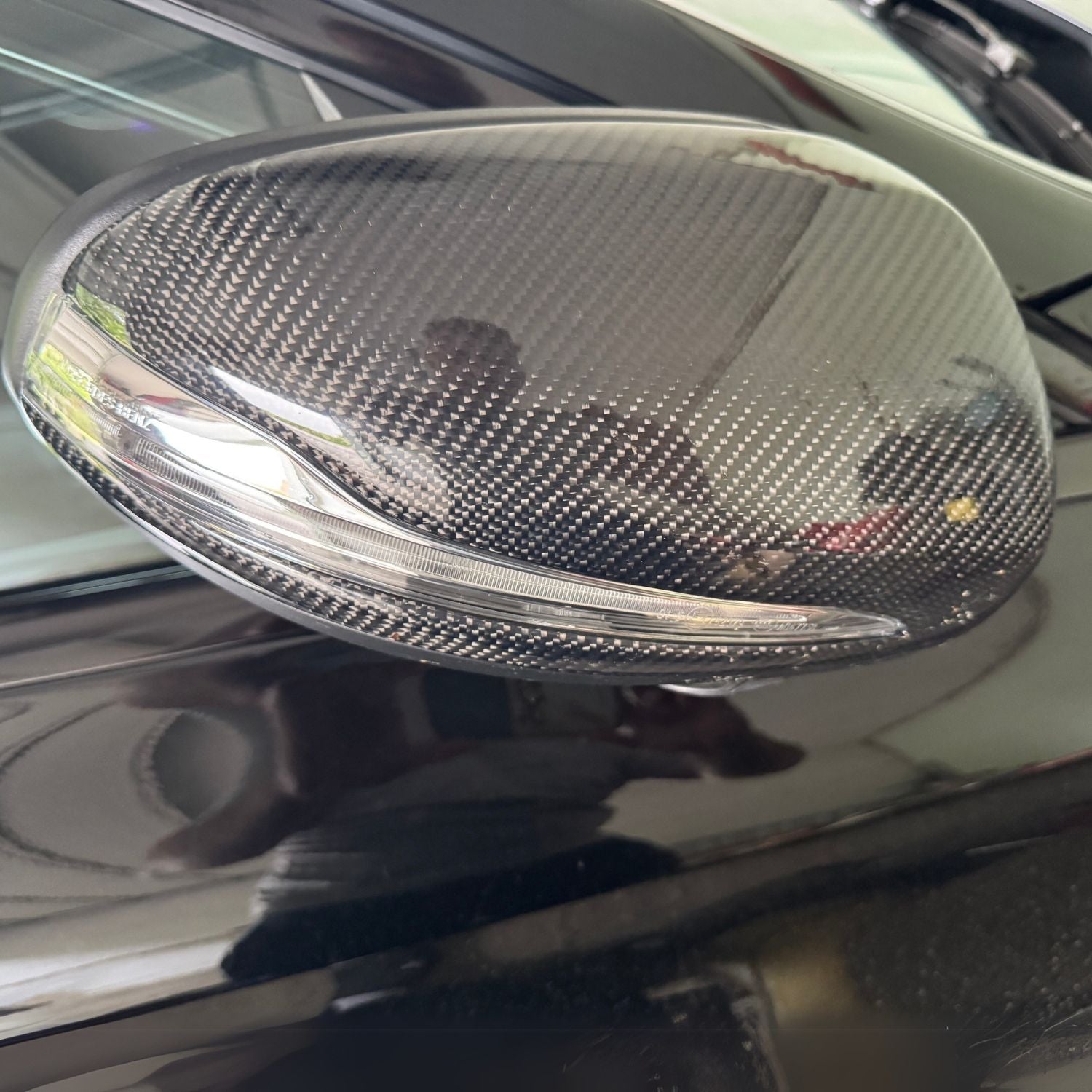 Mercedes Classe C W205 / Classe E W213 Carbone Coques de rétroviseur (2014-2021)