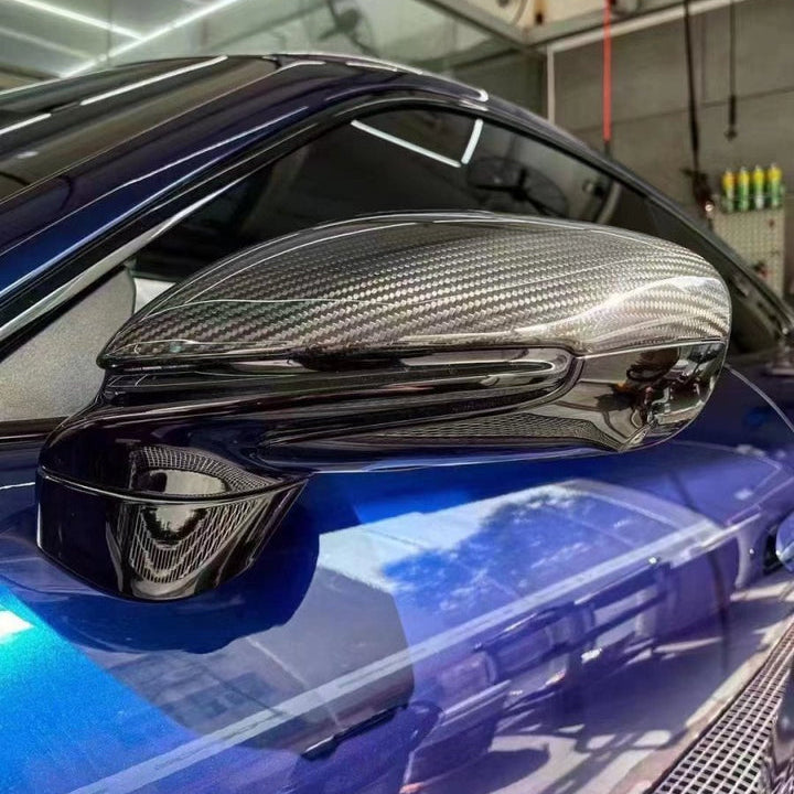 Coques De Rétroviseur En Carbone Pré-imprégné Porsche Taycan 9J1 (2019-2021) Par OPTIC
