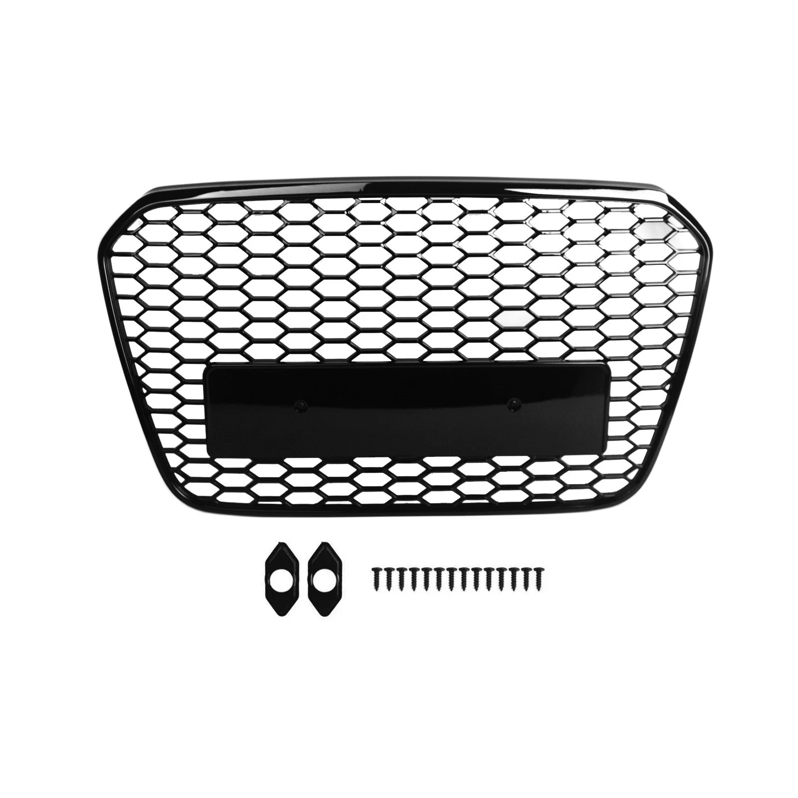 Audi A6/S6 C7 RS6 Style Hoogglans Zwarte Honingraat Grill (2012-2015)