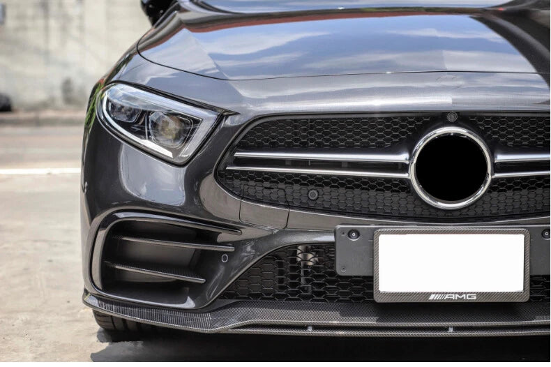 Mercedes CLS C257 AMG Stijl Carbonvezel Voorlip Splitter (2018-2021)